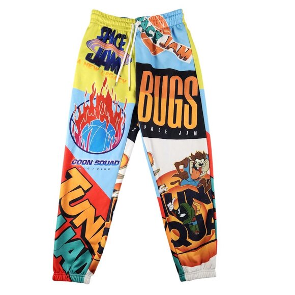 Forever 21 Pants - Space Jam A New Legacy Tune Squad Bugs Patchwork Jogger Pants By Forever 21